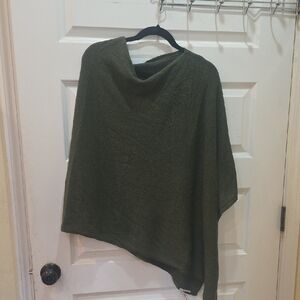 J.Crew Olive Green Women’s Knit Poncho Sweater